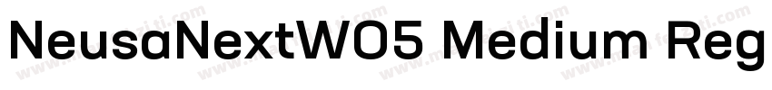 NeusaNextW05 Medium Regular字体转换
